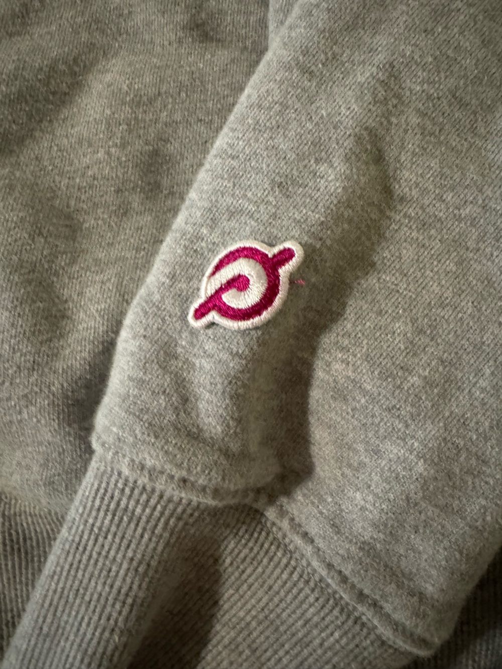 Peloton Gray Half Zip Hoodie Sweatshirt Logo Pullover Women’s Medium - Picture 5 of 9
